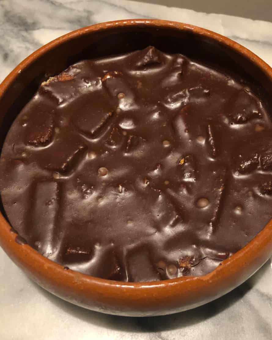 "Estoy avergonzado de mi trabajo. Allí, de nuevo, sabe fabuloso ”: Saint-Emilion au chocolat.