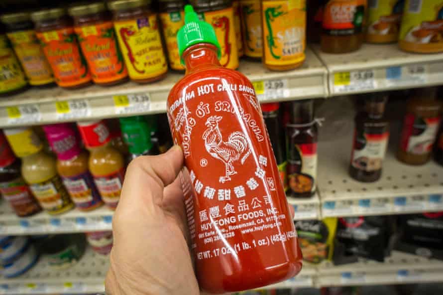 Salsa picante Sriracha de Huy Fong Foods