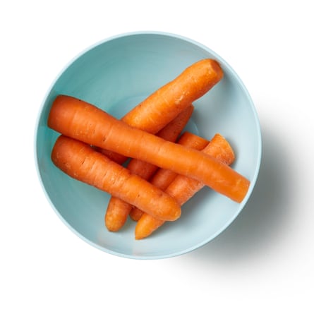 Prepara las zanahorias
